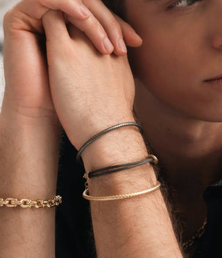 Bangle Le Touquet - Black Gold (Ruthenium) Germain by JoMarly