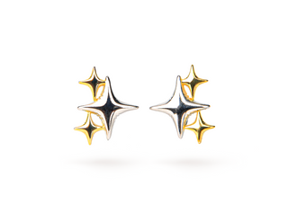 Earrings Galaxy - Gold & Silver Germain