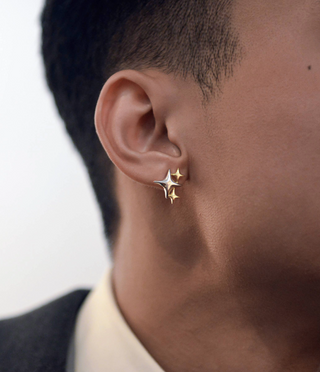 Earrings Galaxy - Gold & Silver Germain