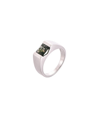 Ring Louvre - Green Agate Germain